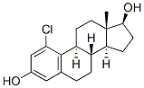 1-chloroestradiol Struktur