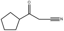 3-CYCLOPENTYL-3-OXO-PROPIONITRILE Struktur