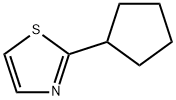 Thiazole,  2-cyclopentyl- Struktur