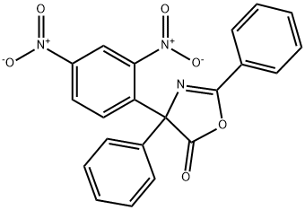 5(4H)-Oxazolone,  4-(2,4-dinitrophenyl)-2,4-diphenyl- Struktur