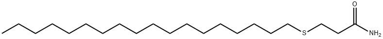 3-(Octadecylthio)propionamide Struktur