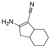 1H-Indene-3-carbonitrile,  2-amino-3a,4,5,6,7,7a-hexahydro- Struktur