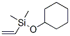 Cyclohexane,  [(ethenyldimethylsilyl)oxy]- Struktur