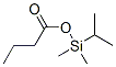 Butanoic  acid,  dimethyl(1-methylethyl)silyl  ester Struktur