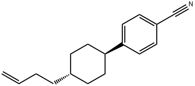 反-4-[4-(3-丁烯基)環(huán)己基]芐腈 結(jié)構(gòu)式