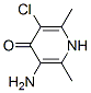 4(1H)-Pyridinone,  3-amino-5-chloro-2,6-dimethyl- Struktur