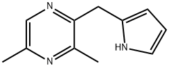 Pyrazine,  3,5-dimethyl-2-(1H-pyrrol-2-ylmethyl)- Struktur