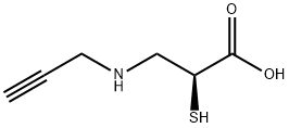 PROPANOIC ACID, 2-MERCAPTO-3-(2-PROPYN-1-YLAMINO)-, (2S)- Struktur