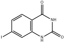 7-Iodoquinazoline-2,4(1H,3H)-dione Struktur