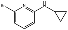 6-Bromo-2-cyclopropylaminopyridine Struktur