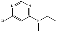 6-CHLORO-N-ETHYL-N-METHYL-4-PYRIMIDINAMINE Struktur