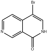 4-bromo-2,7-naphthyridin-1(2H)-one Struktur