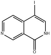 2,7-Naphthyridin-1(2H)-one, 4-iodo- Struktur