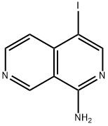 2,7-Naphthyridin-1-aMine, 4-iodo- Struktur