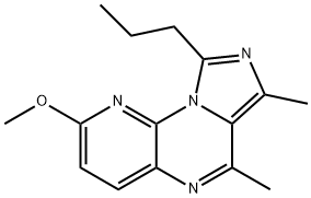 IMidazo[1,5-a]pyrido[3,2-e]pyrazine, 2-Methoxy-6,7-diMethyl-9-propyl- Struktur