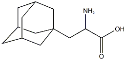 Tricyclo[3.3.1.13,7]decane-1-propanoicacid, α-amino- Struktur