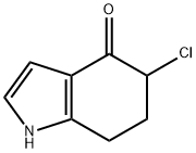 4H-Indol-4-one,  5-chloro-1,5,6,7-tetrahydro- Struktur