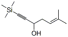 5-Hepten-1-yn-3-ol,  6-methyl-1-(trimethylsilyl)- Struktur