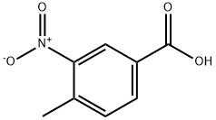 4-Methyl-3-nitrobenzoic acid Struktur