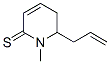 2(1H)-Pyridinethione,  5,6-dihydro-1-methyl-6-(2-propen-1-yl)- Struktur