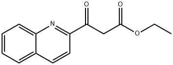 ethyl 3-oxo-3-(quinolin-2-yl)propanoate Struktur