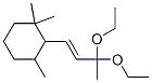 2-(3,3-diethoxybuten-1-yl)-1,1,3-trimethylcyclohexane Struktur