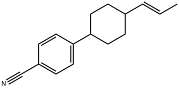 反-4-[4-[1-(E)-丙烯基]環(huán)己基]芐腈 結(jié)構(gòu)式