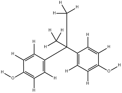 BISPHENOL A-D16 Struktur