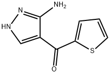 (3-AMINOPYRAZOL-4-YL)(2-THIENYL)METHANONE Struktur