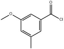 Benzoyl chloride, 3-methoxy-5-methyl- (9CI) Struktur