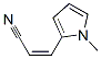 2-Propenenitrile,3-(1-methyl-1H-pyrrol-2-yl)-,(Z)-(9CI) Struktur