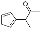 2-Butanone, 3-(1,4-cyclopentadien-1-yl)- (9CI) Struktur