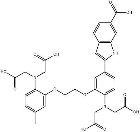 INDO 1 PENTAPOTASSIUM SALT Struktur