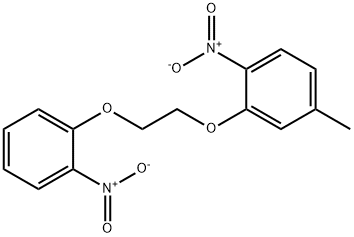 4-METHYL-1-NITRO-2-[2-(2-NITROPHENOXY)ETHOXY]-BENZENE Struktur