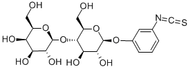 BETA-D-LACTOPYRANOSYLPHENYL ISOTHIOCYANATE Struktur