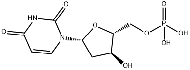 2'-deoxyuridine 5'-monophosphate  Struktur