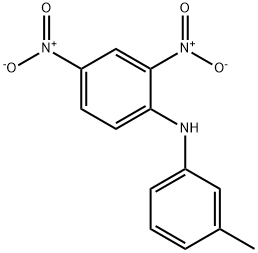 N-(3-methylphenyl)-2,4-dinitroaniline Struktur