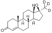 4-ANDROSTEN-17ALPHA-METHYL-D3-17BETA-OL-3-ONE Struktur