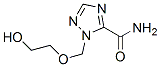 1-(2-hydroxyethoxymethyl)-1,2,4-tiazole-5-carboxamide Struktur