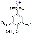 2,3-dimethoxy-5-sulphobenzoic acid Struktur