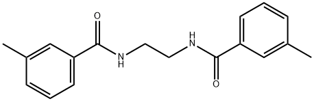 3-methyl-N-{2-[(3-methylbenzoyl)amino]ethyl}benzamide Struktur