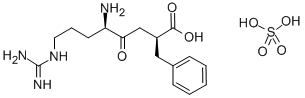 (2R,5S)-5-AMINO-8-GUANIDINO-4-OXO-2-PHENYLMETHYLOCTANOIC ACID SULFATE Struktur