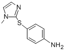 4-[(1-METHYL-1H-IMIDAZOL-2-YL)THIO]ANILINE Struktur