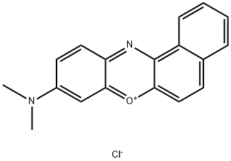 9-(dimethylamino)benzo[a]phenoxazin-7-ium chloride Struktur