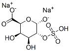 alpha-D-galactopyranuronic acid 2-(hydrogen sulphate), disodium salt Struktur