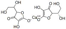 calcium 5-[(1S)-1,2-dihydroxyethyl]-3-hydroxy-4-oxo-furan-2-olate Struktur