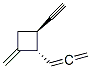 Cyclobutane, 1-ethynyl-3-methylene-2-(1,2-propadienyl)-, trans- (9CI) Struktur