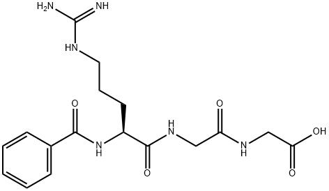 HIPPURYL-ARG-GLY Struktur