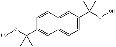 2,2'-(2,6-Naphthalenediyl)bis(2-hydroperoxypropane) Struktur