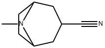 8-Azabicyclo[3.2.1]octane-3-carbonitrile,8-methyl-(9CI) Struktur